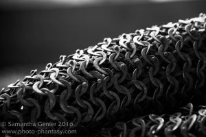 Token artistic shot of chainmail.
